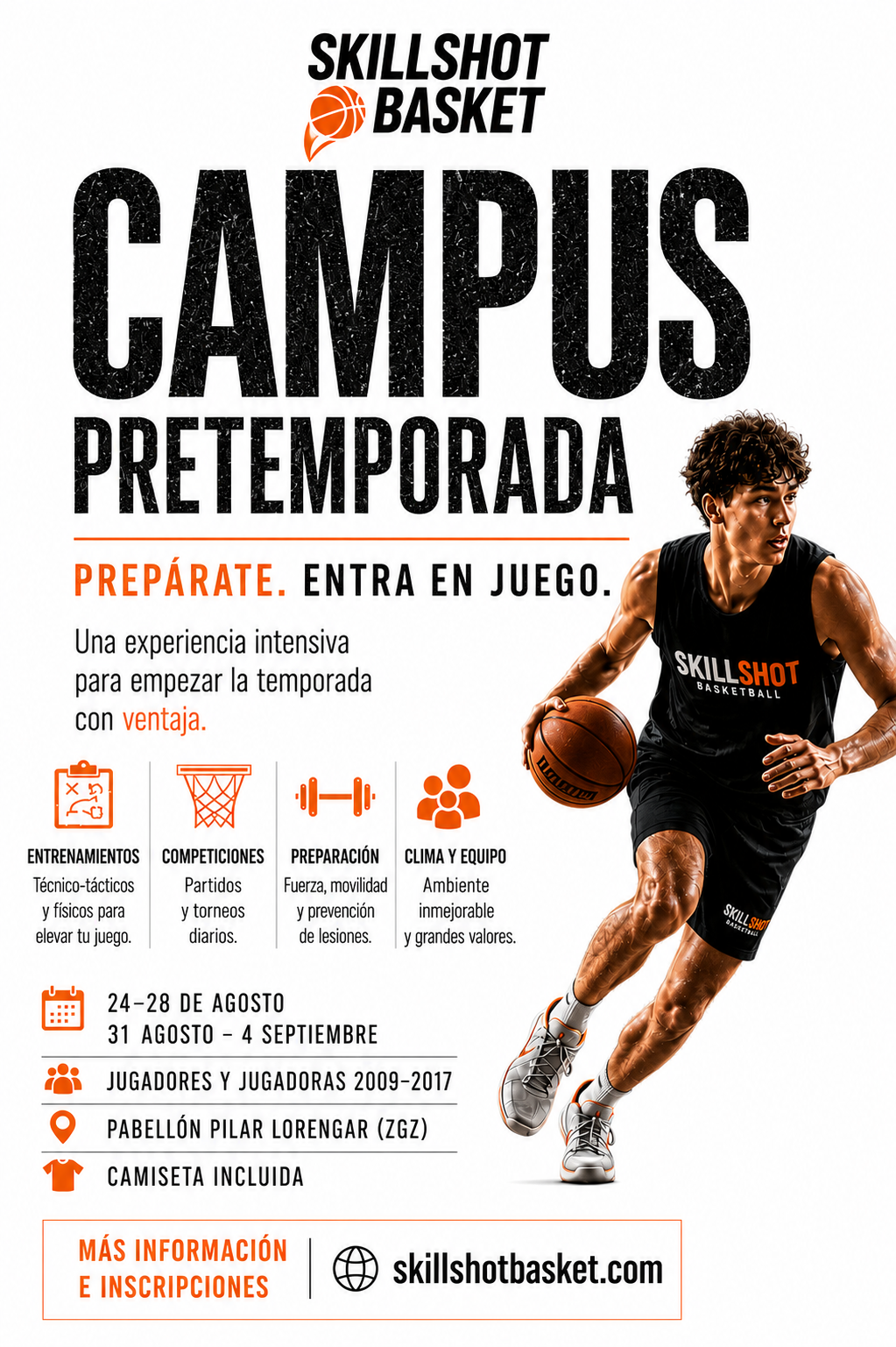 CAMPUS DE PRETEMPORADA SKILLSHOT BASKET