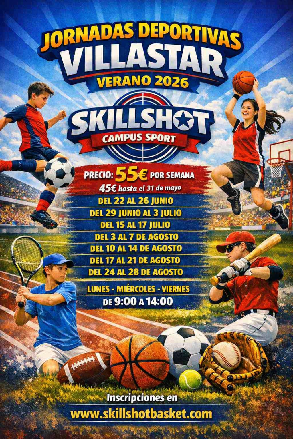 Jornadas Deportivas Villastar Verano 2026