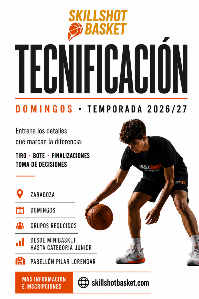 TECNIFICACIÓN DE BALONCESTO EN ZARAGOZA